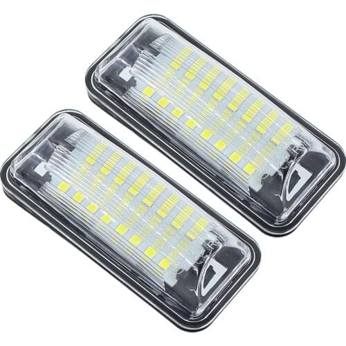2Pcs Led car CanBus No Error License Plate Light For Subaru Forester XV Impreza Legacy BRZ WRX / WRX STI Wagon Number Lamp