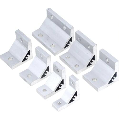 1pc adapting 90 degree inscribed corner bracket angle connector EU standard 20/30/40/45/50/60/80 series Aluminum Profile parts