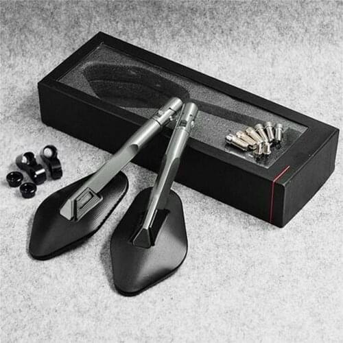 Universal Motorcycle Handel Bar Ends Mirror Handlebar End Rear Side Mirrors For Kawasaki NINJA400 Z800 Z750 Z1000 Z650 Z900 Z300