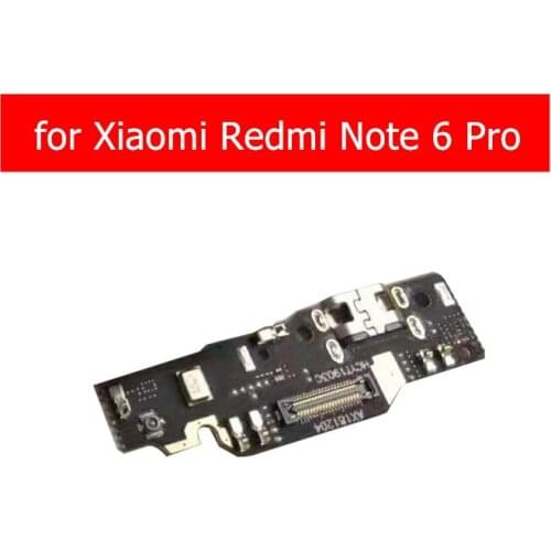 For Xiaomi Redmi Note 6 Pro USB Charger Connector Flex Cable USB Charging Dock PCB Board Flex Cable Redmi Note6 Pro Repair Parts