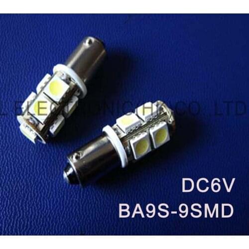 High quality DC6.3V 6V BA9S led light bulb Indicating lamp caution light Warning lights Warning Signal free shipping 5pcs/lot
