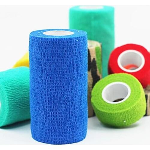 1 Roll Cohesive Self Adherent Elastic Bandage Breathable Practical Foot Guard Bandage Wrap Tape For Pet Dog Cat