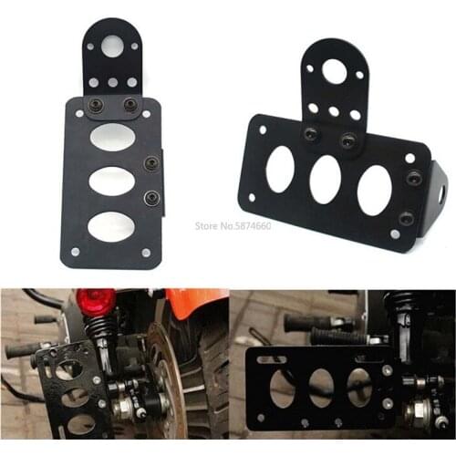 1Pc Strong Motorcycle License Plate Holder License Bracket for Harley Bobber Chopper Motorcycle Accessories