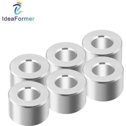 10Pcs Openbuilds V-slot Aluminium Isolation Column Non-threaded Spacer Separate Pillar Quarantine Bore 5mm For 3D Printer Parts