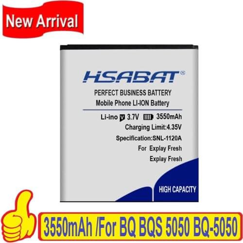 100% Original HSABAT 3550mAh BQS-5050 Battery For BQ BQS 5050 BQ-5050