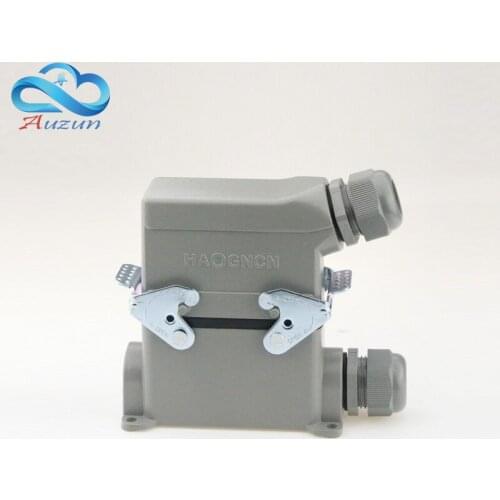 H16B - HE - 016-3 16 core heavy connectors high double measure two buckle 16 a500v screw connection