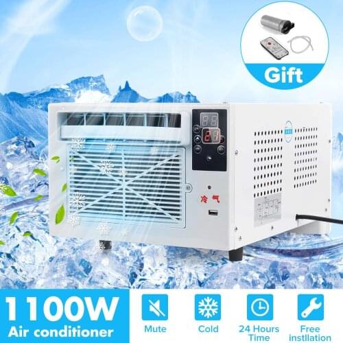 220V 1100W Desktop Air Conditioner Household Air Conditioning Fan with Remote Control Timing Air Cooler Fans Home Dehumidifier