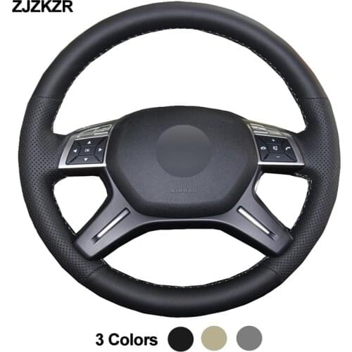 Car Auto Steering-Wheel Cover For Mercedes Benz GL350 ML350 Funda Volante Stuurhoes Braid on the Steering wheel Car Accessories