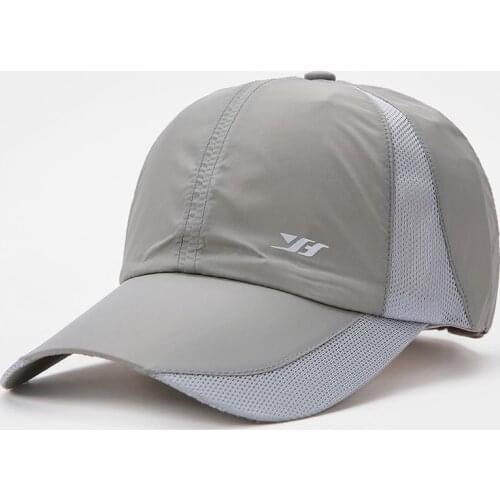 2021 Hot Sale Men Sports Caps Adjustable Size for Running Workouts Quick-Dry Baseball Cap Women