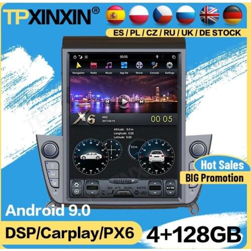 Carplay Tesla 128G Radio 2 Din Stereo With Screen Bluetooth Android10 For Hyundai Ix35 2018 2019 GPS Player Auto Audio Head Unit