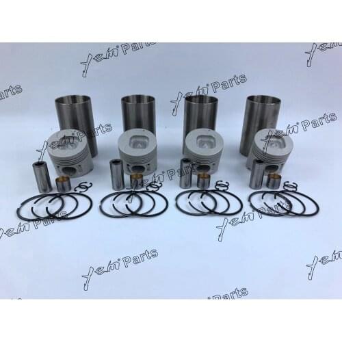 For Isuzu engine ISUZU 2.2DI / D201 Liner kit piston + piston ring +cylinder liner used for THERMO KING