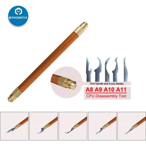 Toughness IC Chip repair thin blade tool Cutting knives CPU NAND Remove Graver Glue Cleaning Blade Set for iphone samsung Tablet