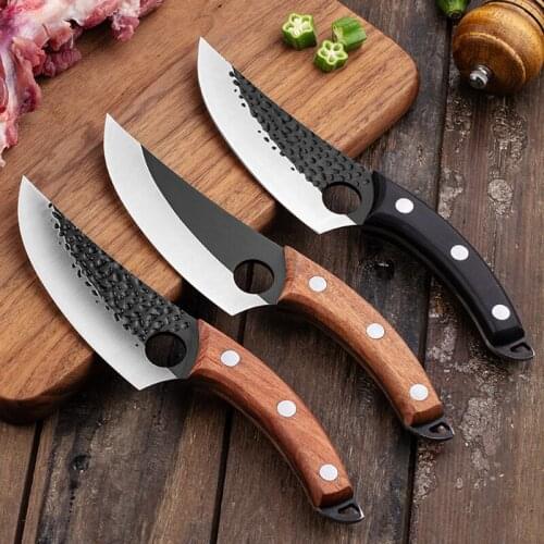 Hand forged Chinese Tang knife sharp boning knife/5Cr15Mov segmentation knife/high quality slicing knife/fishing knife
