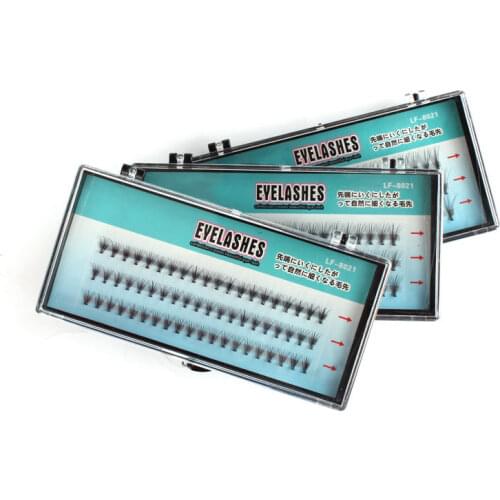 Natural Individual False Eyelashes 10 roots Imitate Mink False Eye Lashes Eyelash Extension Makeup