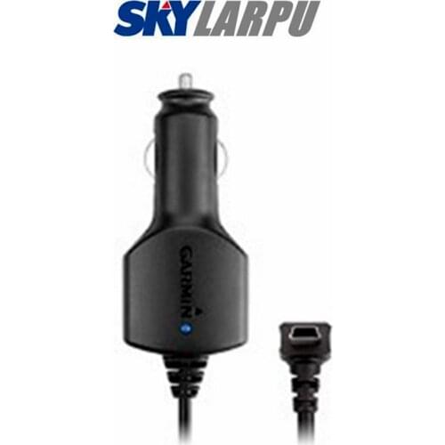 New Black GPS Car Charger for Garmin Accessories Cigarette Lighter Power Cord Free Shipping