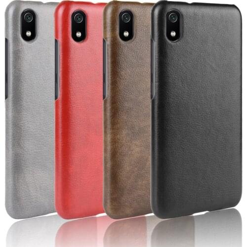 For Xiaomi Redmi 7A ShockProof luxury PU Leather Hard Back Cover Case For Redmi 7A Phone Case