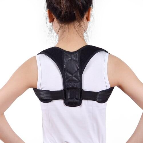 Adjustable Back Posture Corrector Breathable Support Brace Man And Women Upper Back Belt Shoulder Lumbar Trainer Stop Slouching