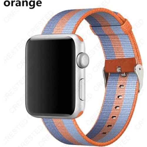 For Apple Watch Band 44mm 40mm 42mm 38mm iwatch Woven Nylon Bracelet for apple watch band 5 4 3 se 6 Nato Strap