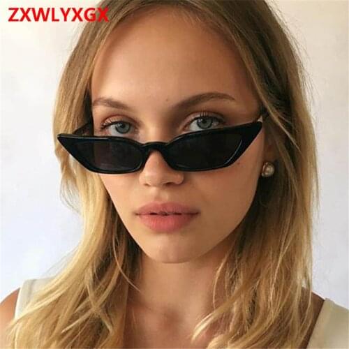 New fashion sunglasses women/men retro colorful transparent small colorful Vintage Cat Eye Sun Glasses uv400 Oculos De Sol