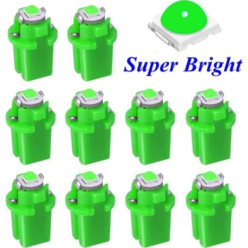 10PCS 2020 NEW T5 B8.3D B8.3 LED Bulb Car Panel Gauge Speedo Dash Lamp Auto Dashboard Warming Indicator Instrument Cluster Light