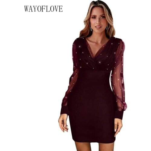 WAYOFLOVE Long Sleeve Summer Dresses