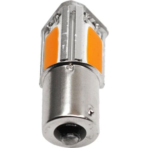 1Pcs 1156 Led Lights P21W BA15S 4 Cob Car Turn Signal Lights Auto Parking Backup Reverse Tail Light Bulb 12v Red White Amber