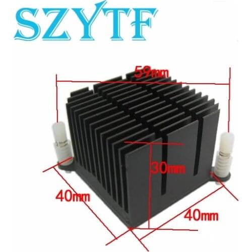 1pcs Motherboard chip set heat sink 40*40*30mm 59mm aluminum heat sink hole distance North-South Bridge heatsink