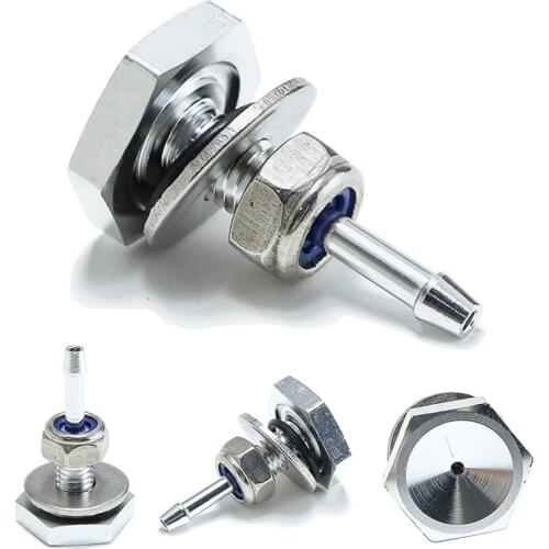 1PC New and High Quality Hose Nipple Vacuum Vac Gauge Fitting silver Silicone Pipe Boost