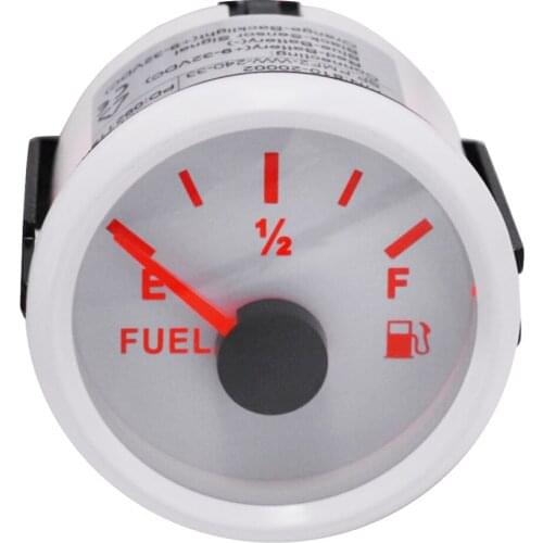 52mm Car Boat Water Level Gauge 0~190ohm Water Tank Level Indicator Meter For Auto Boat 9~32V With Backlight