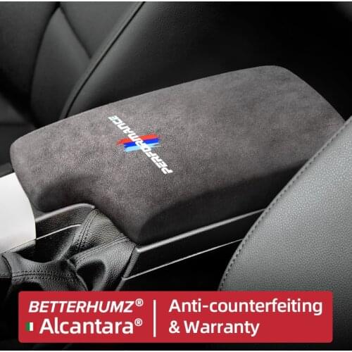 Betterhumz Alcantara Wrap For BMW E90 3 Series 2005-2012 M Performance Sticker Armrest Box Panel Cover Car Interior Accessorie