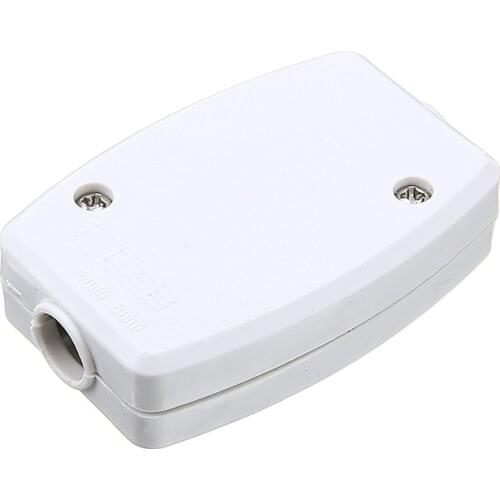 Black/white Color Terminal In-line Connector For Joining Lengths Of Mains Flex 3 Way BS5733 Standard Connector