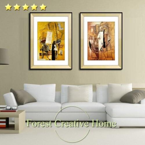 European renaissance picasso abstract oil painting classic modern home decor pictures abstract art wall printing on canvas