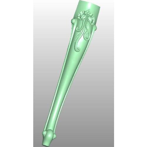 3D model STL format file for cnc router engraving furniture sofa cabinet chair leg pattern Artcam 801