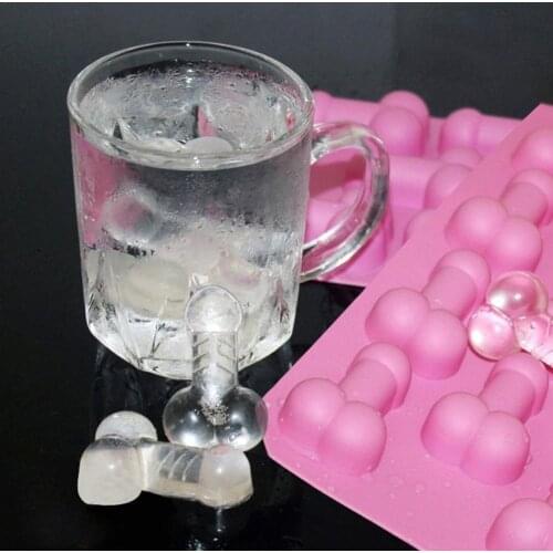 1pc Cake Mold Sexy Funny Cute Penis Chocolate Mould For Soap Cake Birthday Baking Accessories Fudge Mold Penis-shaped Kitch J0O3