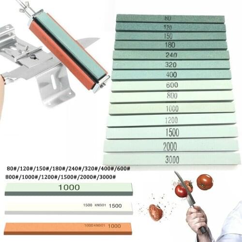 Mini Size Knife Sharpener Whetstone 150*12*6mm Flat Square Square Triangle Semicircle Whetstone Strips Sharpener Stone Tool