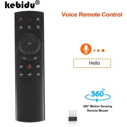 Kebidu G20S Voice Control 2.4G Wireless G20 Fly Air Mouse Keyboard Motion Sensing G10S Mini Remote Control For Android TV Box PC