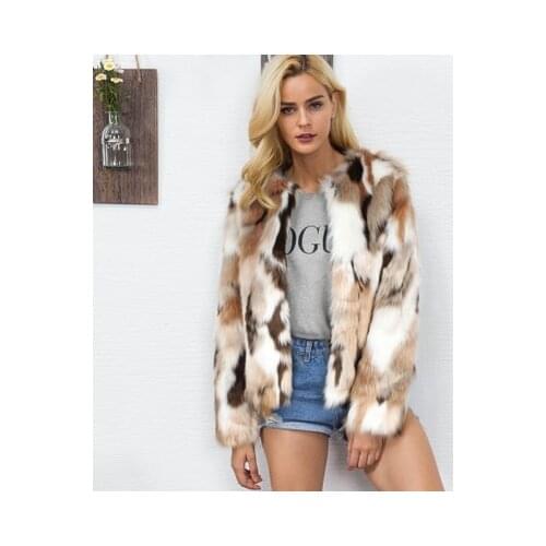 Top brand Winter Autumn and New Personality Mixed Color Women Jacket MT0895 high quality