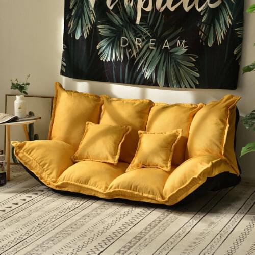 Small-Sized Folding Tatami Sofa Double Simple Casual Japanese Sofa New Fabric Lazy Sofa