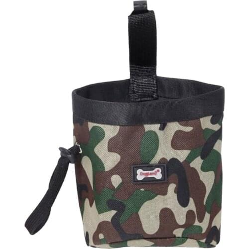 066F Dog Treat Bag Multi-Purpose Portable Puppy Treat Pouch Poop Bags Dispenser Dog Training Pouches for Outdoor Walking Hiking