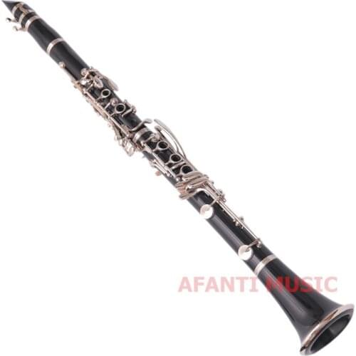 Afanti Music Falling Tune B / Synthetic Wood / Nickel button Clarinet