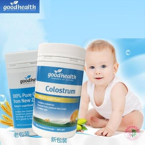NewZealand Good Health 100%Pure Colostrum Powder IgG Antibody Digestive Immune System for Whole Family Protein Vitamins Minerals