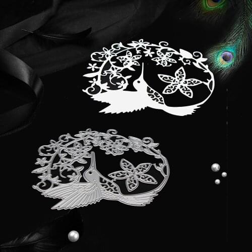 New 2019 Metal Cutting Dies Crafts Humming Bird Dies for DIY Scrapbooking Card Making Album Paper Embossing Crafts Die Cut