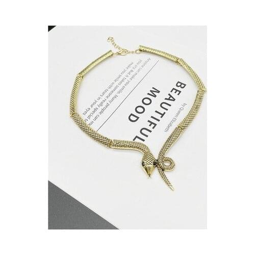 2021 New Hip Hop Metal Adjustable Gold Silver Color Snake Multifunctional Necklace for Women Girls Party Jewellery