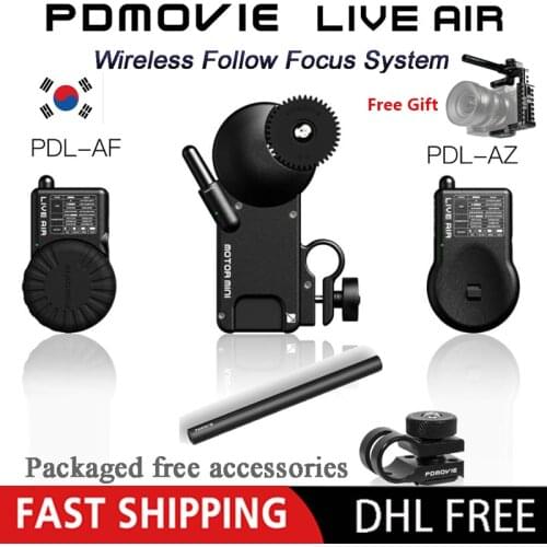 PDMOVIE LIVE AIR 2 Bluetooth Wireless Follow Focus System For DJI ronin s zhiyun crane 2 MOZA aircross Gimbal or SLR Camera Lens
