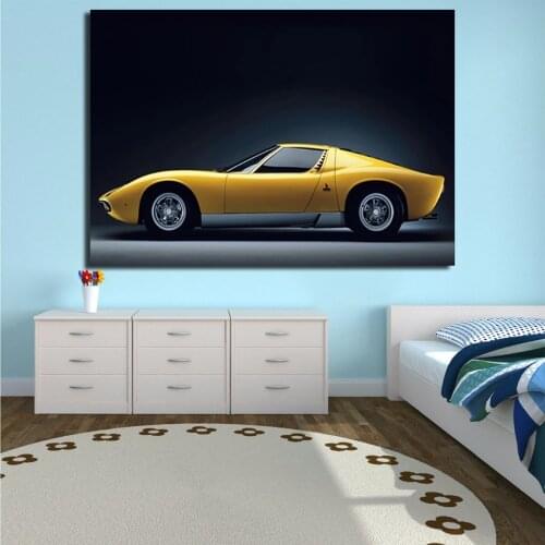 Poster Classic Super Car Canvas Painting Picture Living Room Home Decoration Exquisite Gift Wall Art (Unframed)
