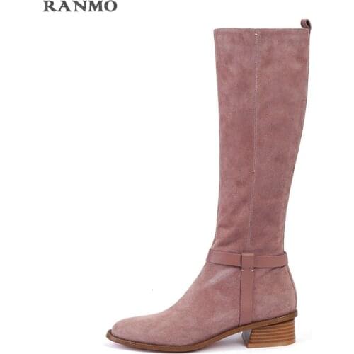 2021 cashmere knee-high boots, zipper high heels, autumn and winter boots, round toe shoes, womens fashion boots, womens boots