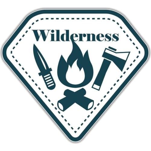 Car Styling Wilderness Mountain Hiking Camping Climbing Pvc Motorcycle Car Sticker