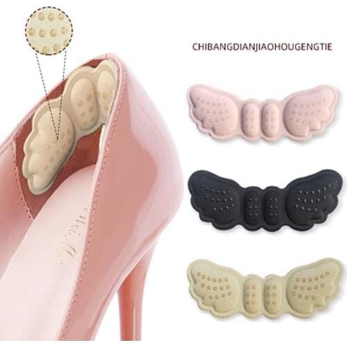 2pcs Butterfly Heel Insoles Heel Shoes Stickers for Heels Length Shoe Heel Pad Foot Care Anti Abrasion Keep Abreast Heel Pads