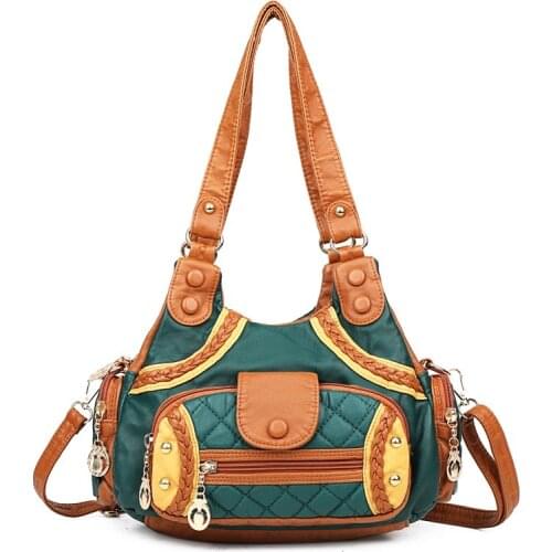 Fashion Womens Bag Trend Pu Leather Shoulder Bags Designer Luxury Crossbody Bags Winter Large Capacity Handbags And Purses 2021