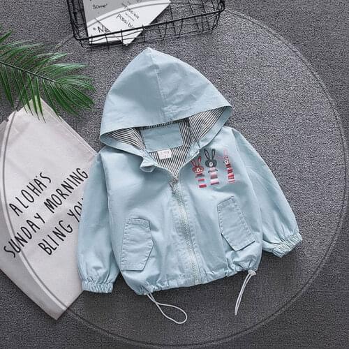 Spring newborn baby boys girls baby clothes outfits hooded windbreaker jacket outerwear child coats for baby clothing jackets